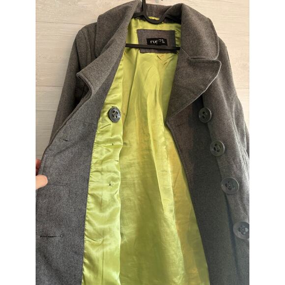 Winter coat grey/green - Picture 2 of 4